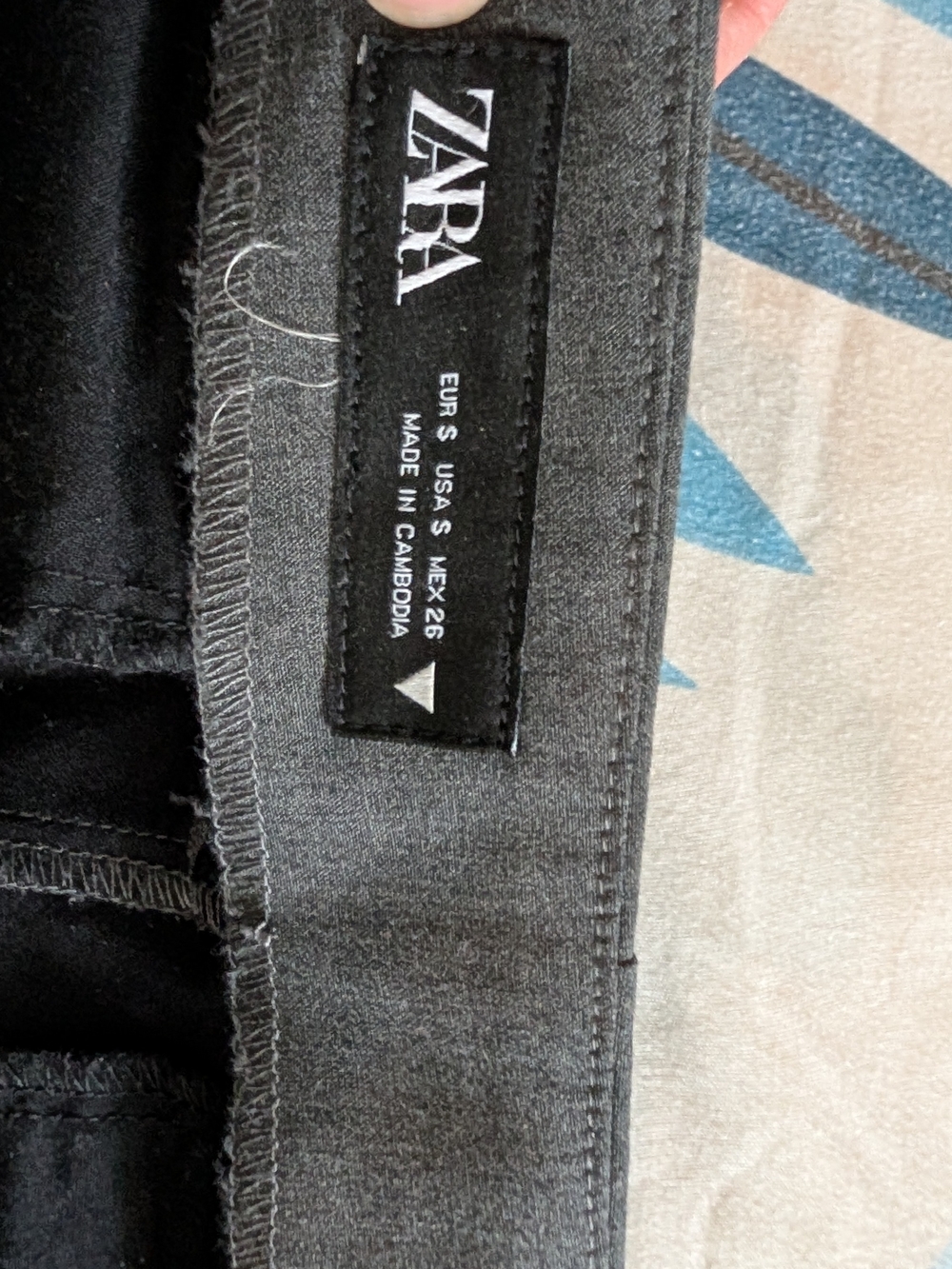 Zara Dark Grey Mini Skort Skirt/Shorts - Picture 4 of 5